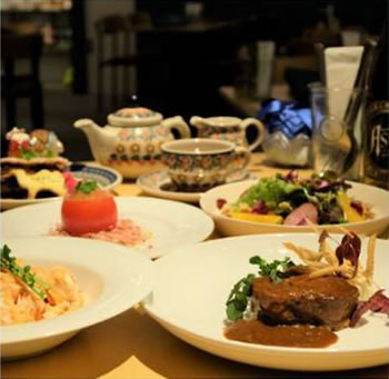 ディナーコース写真